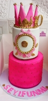 2 Tier Princess Cake